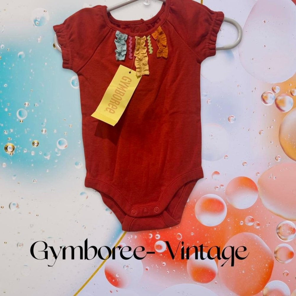 Gymboree NWT Fiesta, Fiesta! Red Knit One Piece Top 0- 3 mos
